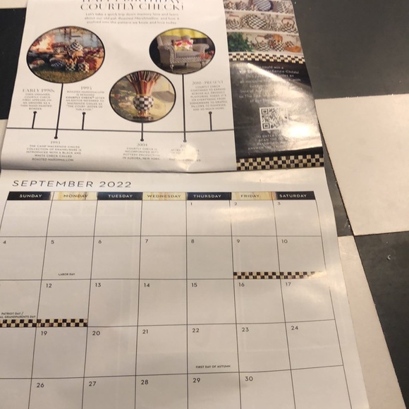 2022 Mackenzie Childs Calendar - Picture 11 of 14